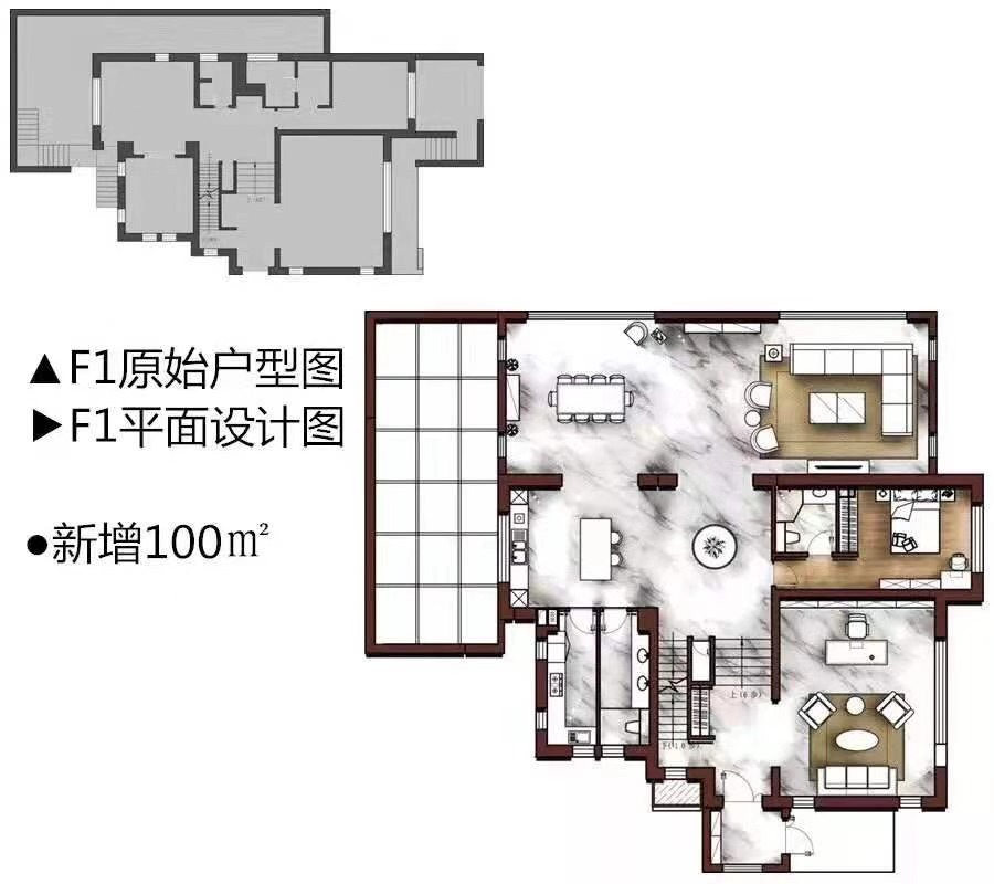 银谷别墅1000平米别墅大宅，深圳博洛尼整体家装实际实景现场